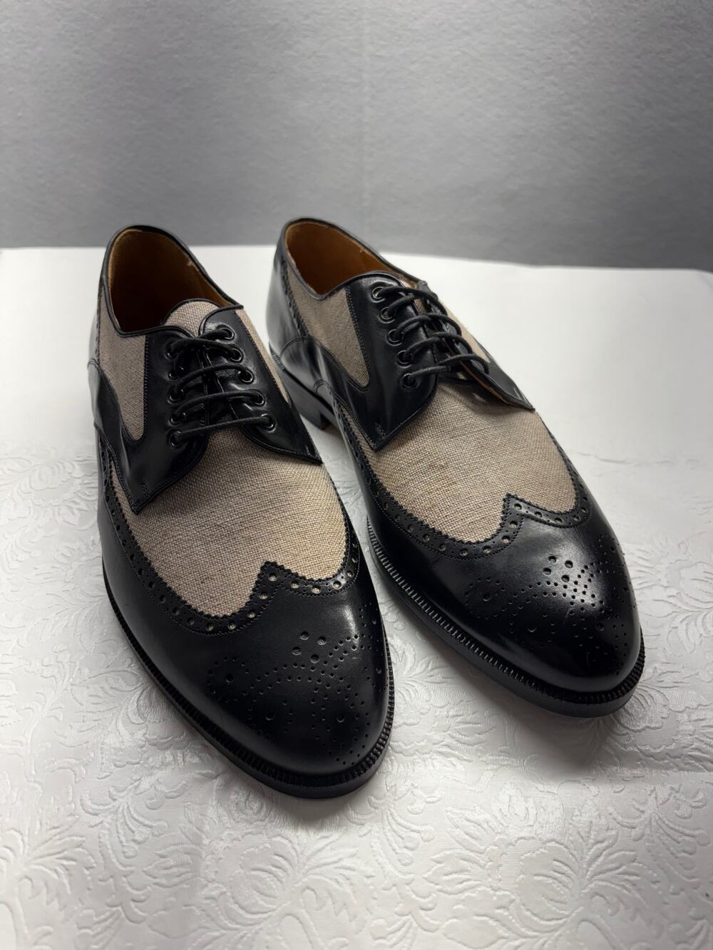 Church's Prima Classe 10.5 Spectator Wingtip Oxfords Prada Era Like New